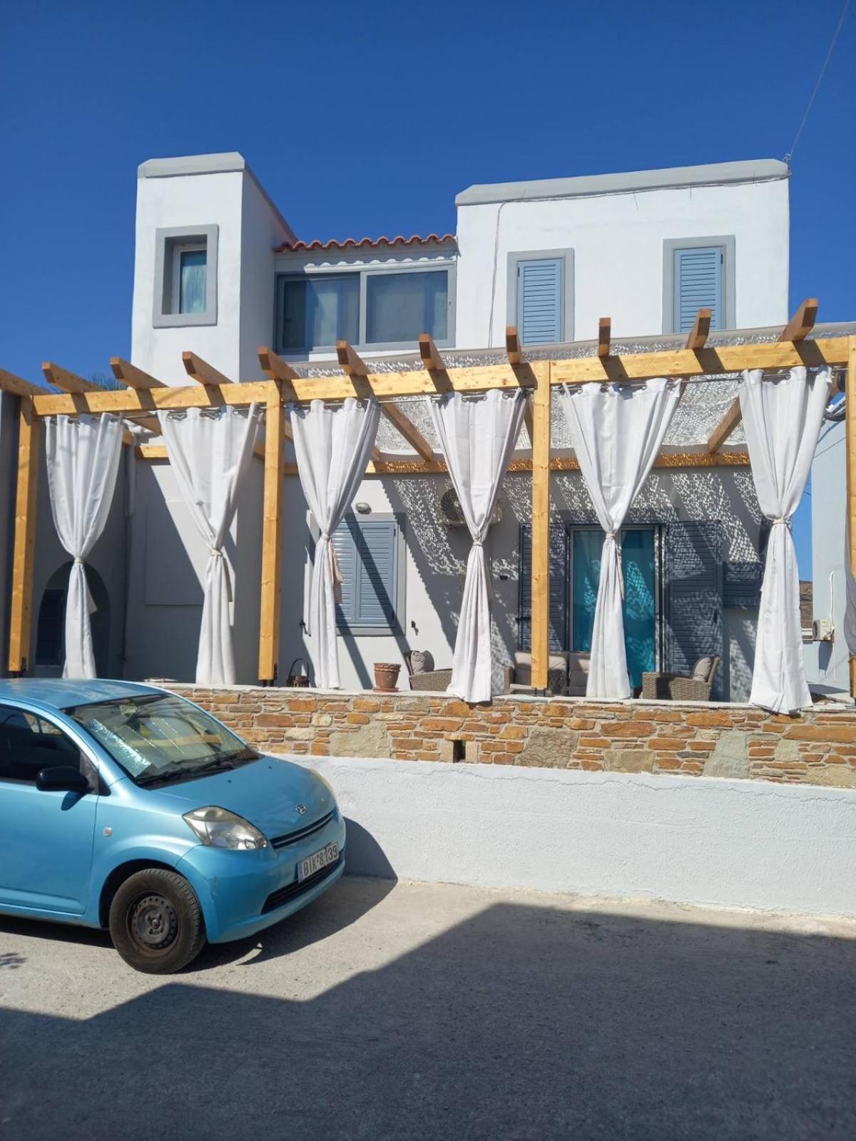 Κυκλαδίτικη Βίλα Στην Παραλία Αντώνηδες, Κύθνου Китнос Экстерьер фото